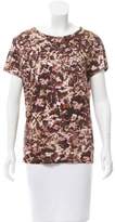 Thumbnail for your product : Isabel Marant Abstract Print Scoop Neck T-Shirt
