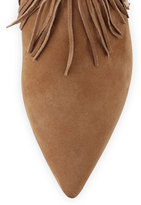 Thumbnail for your product : Sam Edelman Marion Pointed-Toe Fringe Bootie, Oatmeal