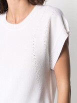 Thumbnail for your product : Malo ribbed-knit cashmere T-shirt