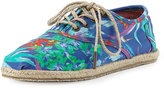 Thumbnail for your product : Toms Birds of Paradise Espadrille Cordones, Blue
