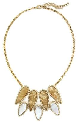 Cole Haan Multi Stone Chunky Pendant Necklace
