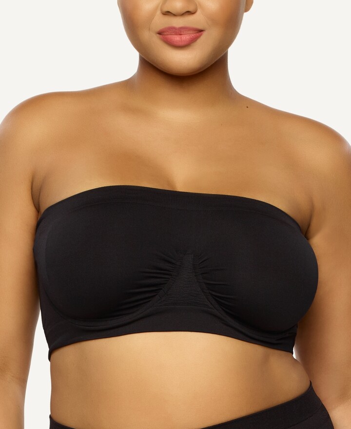Paramour Plus Size Body Smooth Seamless Underwire Bandeau Bra - ShopStyle