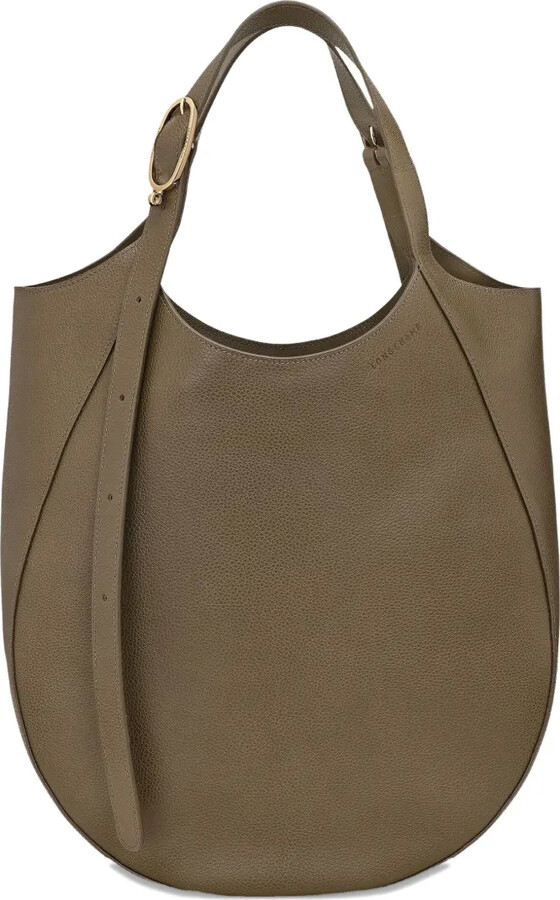 Longchamp Le Foulonné XL leather tote bag