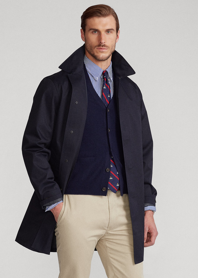Ralph Lauren Twill Walking Coat - ShopStyle Overcoats & Trenchcoats