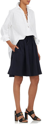 Tomas Maier Women's Airy Cotton Poplin Skirt