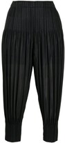 Thumbnail for your product : Pleats Please Issey Miyake Plissé Cropped Trousers