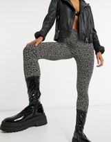 Thumbnail for your product : Noisy May exclusive high waisted leggings in mono print