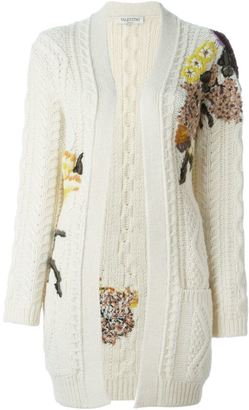 Valentino 'Kimono 1997' cable knit cardigan - women - Cashmere/Wool/Alpaca/Virgin Wool - 44