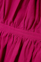 Thumbnail for your product : Mara Hoffman Maud Tencel-broadcloth Peplum Blouse