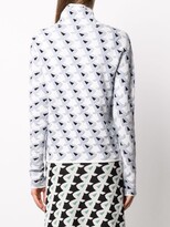 Thumbnail for your product : Christian Wijnants Embroidered Triangle Funnel Neck Jumper