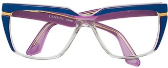 LANVIN Pre-Owned 1970s Square-Frame Glasses