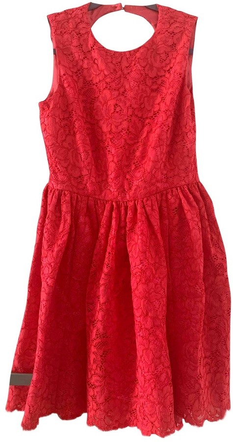 kate spade pink lace dress