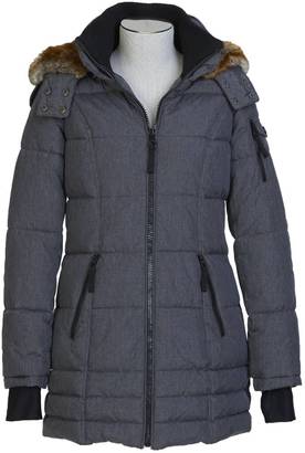 Nautica Quilted Faux Fur Hooded Puffer Jacket