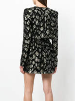 Thumbnail for your product : Saint Laurent V-neck floral mini dress