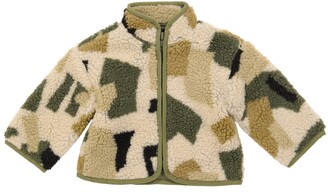 Stella McCartney Kids Baby camo-print fleece jacket