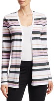 Thumbnail for your product : Saks Fifth Avenue COLLECTION Viscose Elite Open Front Striped Cardigan