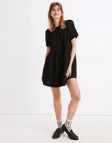 Thumbnail for your product : Madewell Lace-Trim Pintuck Button-Front Mini Dress