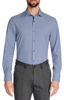 Thumbnail for your product : Work Rest Karma Trim Fit Check Performance Stretch Dress Shirt