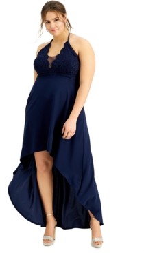 macys plus size formal tops