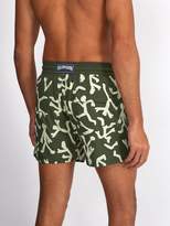 Thumbnail for your product : Vilebrequin Moorise Danse Du Feu Print Swim Shorts - Mens - Green