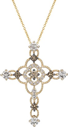 LeVian 14K Honey Gold™, Chocolate Diamonds® & Nude Diamonds™ Pendant Necklace