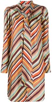 Thumbnail for your product : Marni Striped Front-Tie Dress