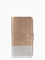 Thumbnail for your product : Kate Spade Metallic wrap folio iphone 7/8 plus case