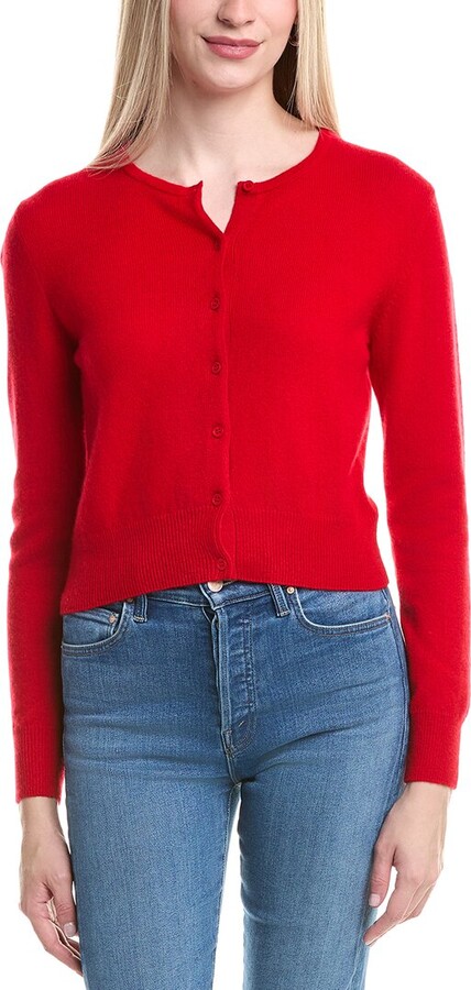 Forte Cashmere Cropped Cashmere Sweater