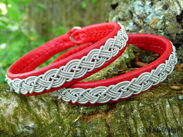 Etsy Sami Bracelet | Midgard Unisex Viking Leather Cuff Lapland Indigenous Tennarmband