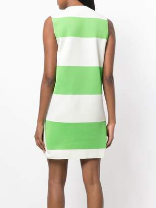 Calvin Klein asymmetric stripe dress
