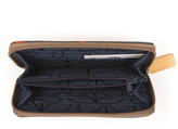 Thumbnail for your product : Orla Kiely Big Zip Wallet - Navy Linear Stem