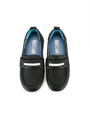 Dolce & Gabbana Kids strap loafers