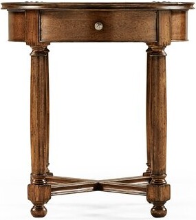 Jonathan Charles Fine Furniture Country Farmhouse End Table with Storage