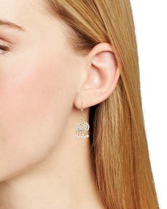 Dana Kellin Organic Freshwater Pearl & Crystal Chandelier Earrings