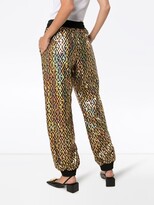 Thumbnail for your product : Gucci G Rhombus metallic track pants