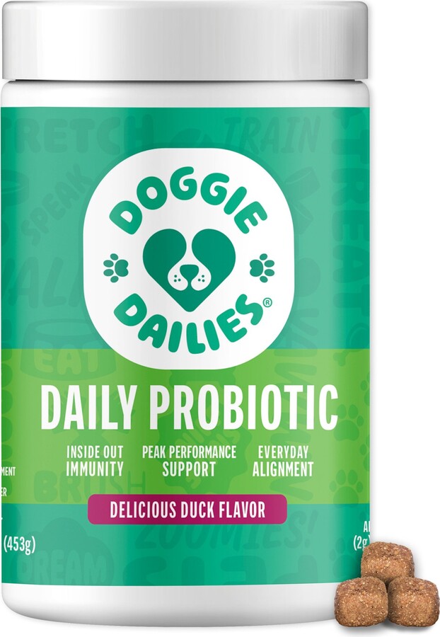 Doggie Dailies Advanced Probiotics & Prebiotics Dog Supplement, 225 count