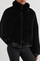 Thumbnail for your product : Goldbergh Victoria Faux Fur Padded Primaloft Ski Jacket - Black