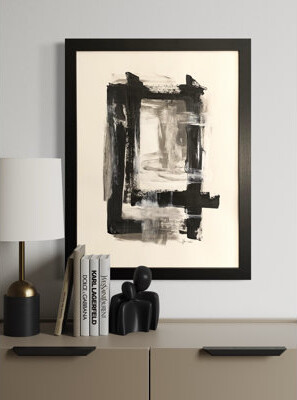 One-of-a-Kind Original Untitled 63 by J. Kent Martin - Unframed Painting on Paper