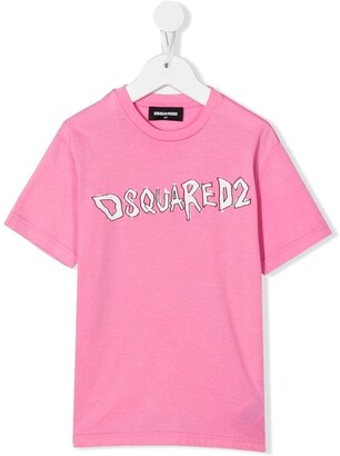 DSQUARED2 Kids TEEN logo-print cotton T-shirt