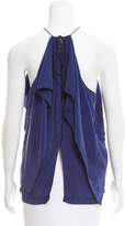 Thumbnail for your product : Robert Rodriguez Silk Sleeveless Top