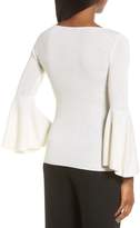 Thumbnail for your product : Classiques Entier Bell Sleeve Silk & Cashmere Sweater