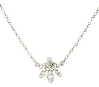 Jamie Wolf 18K Diamond Leaf Pendant Necklace