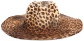 Thumbnail for your product : Littledoe Leopard Rabbit Fur Davidson Hat