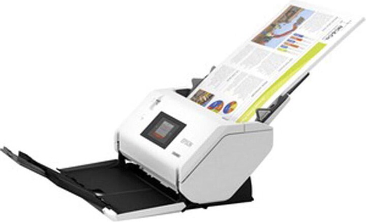 Epson DS-30000 Large-Format Document Scanner, 8.2" x 14.6" x 8.6", White