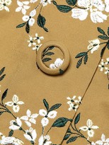 Thumbnail for your product : Erdem Gainor Floral Embroidered Button Front Pencil Skirt