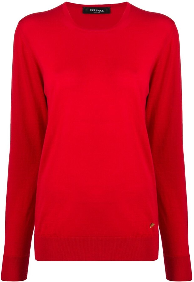 versace red sweater