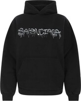 balenciaga double hem hoodie