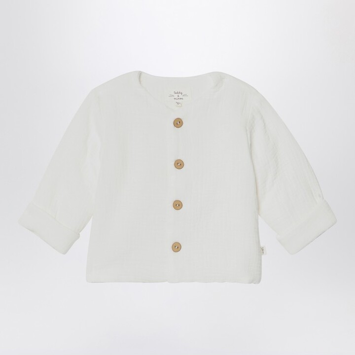 Teddy & Minou White Cotton Jacket