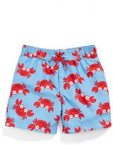 Thumbnail for your product : Little Me 'Crab' UPF 50+ Swim Trunks (Baby Boys)