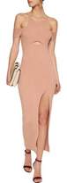 Thumbnail for your product : Self-Portrait Cutout Ribbed Stretch-Knit Midi Dress